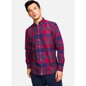 SHIRT CHECK PATTERN RED BLUE - 9221-250 - COLOURS & SONS