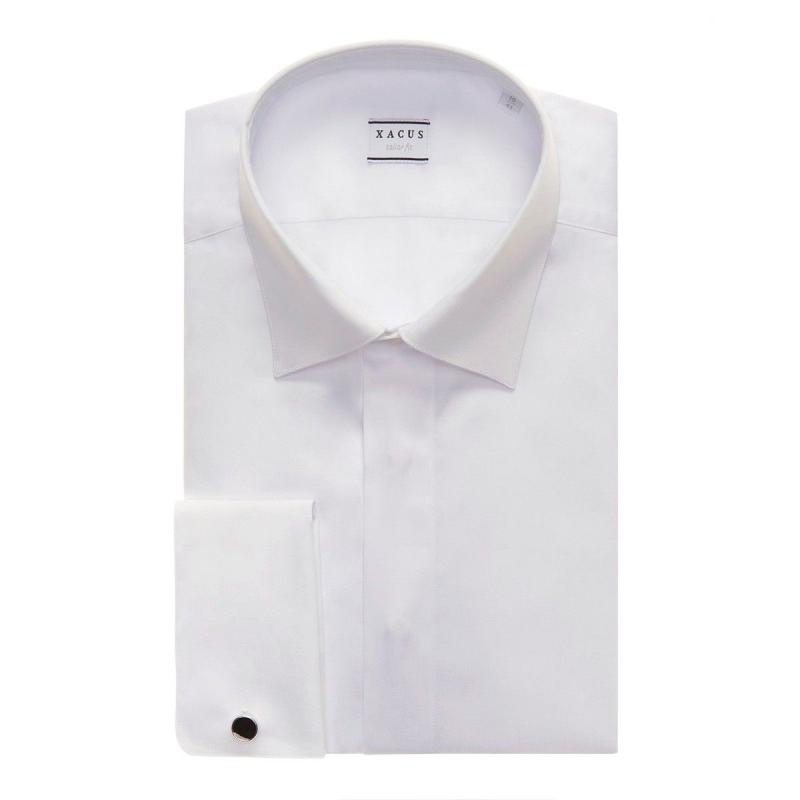 XACUS Shirt Collar Italian White Canvas - 11231