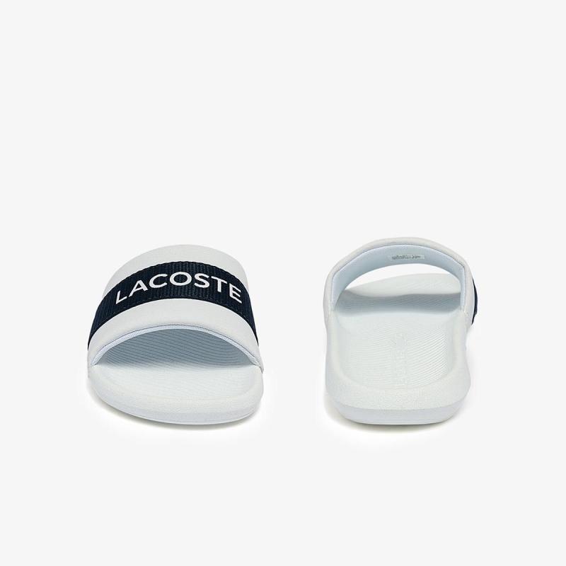 LACOSTE Men's Croco Slides Textile Logo - 3@37-41CMA0007042