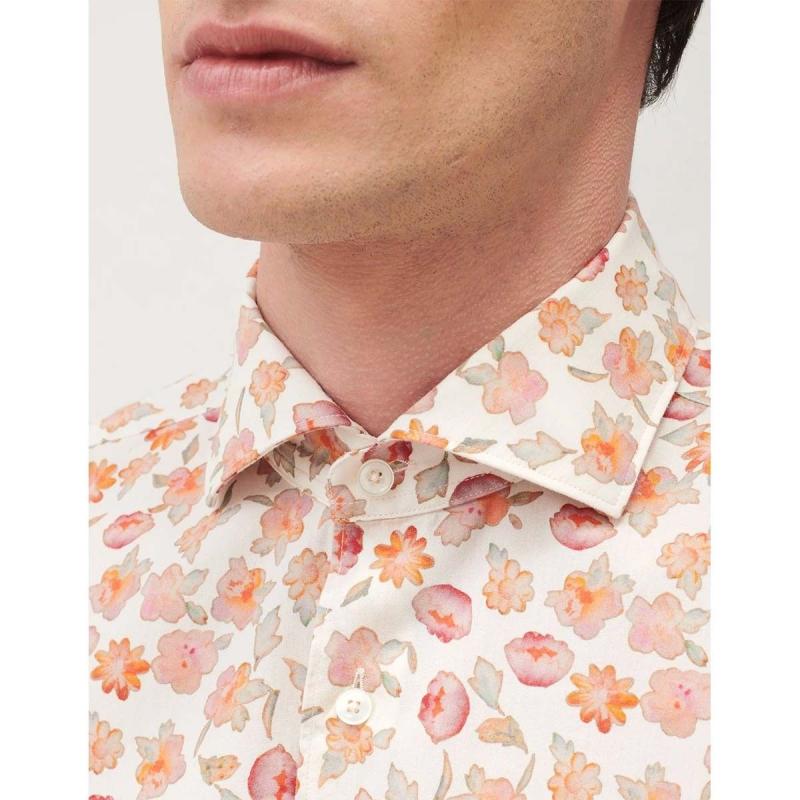 XACUS Shirt Collar cutaway Flower Pattern - 21574