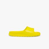 LACOSTE Women's Croco 2.0 Synthetic Logo Slides - 37-43CFA0001LY2