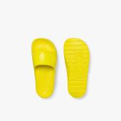 LACOSTE Women's Croco 2.0 Synthetic Logo Slides - 37-43CFA0001LY2