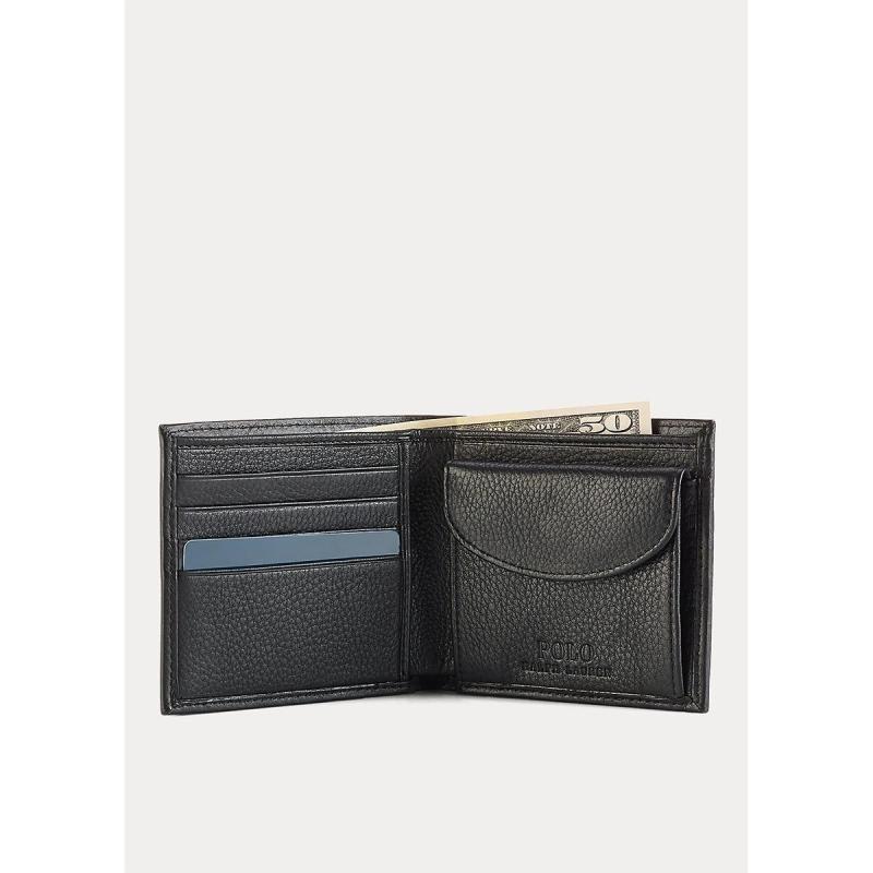 Coin-Pocket Leather Wallet - 405526127002 - POLO RALPH LAUREN
