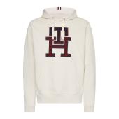 TH MONOGRAM APPLIQUÉ HOODY - MW0MW28187 - TOMMY HILFIGER