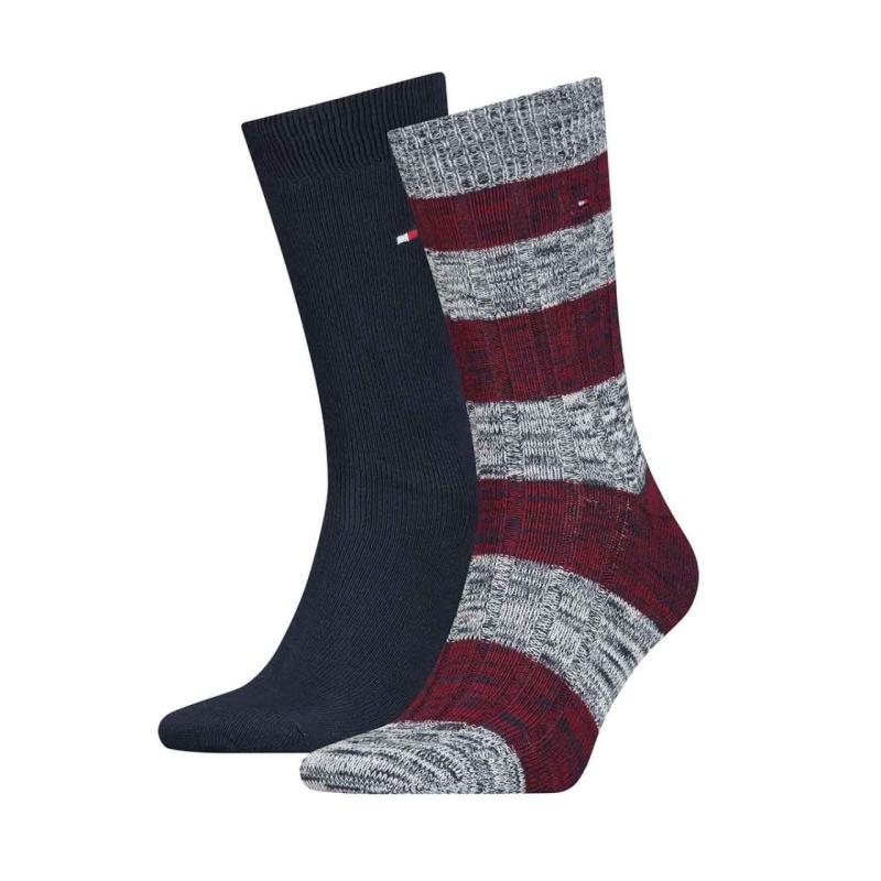 TH Mens Cotton Socks 2 Pairs - 701220236 - TOMMY HILFIGER
