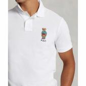 Custom Slim Fit Polo Bear Polo Shirt - 710853312018 - POLO RALPH LAUREN