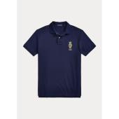 Custom Slim Fit Polo Bear Polo Shirt - 710853312019 - POLO RALPH LAUREN