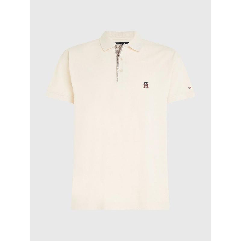 TH MONOGRAM PLACKET ARCHIVE FIT POLO - MW0MW30785 - TOMMY HILFIGER