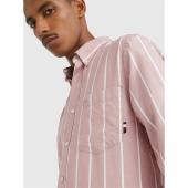 STRIPE REGULAR FIT OXFORD SHIRT - MW0MW30080 - TOMMY HILFIGER