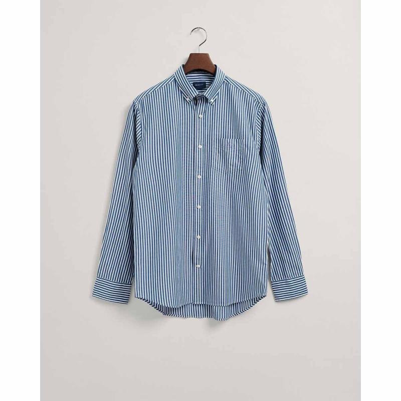 GANT Regular Fit Stripe Broadcloth Shirt - 5@3G3062000