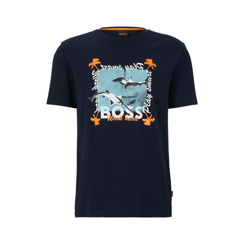 JERSEY TeeShark - 50491716 - BOSS