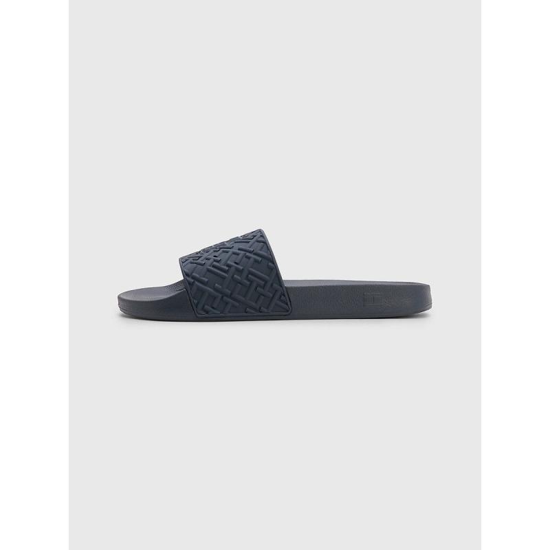 RUBBER TH MONOGRAM POOL SLIDE - FM0FM04464 - TOMMY HILFIGER