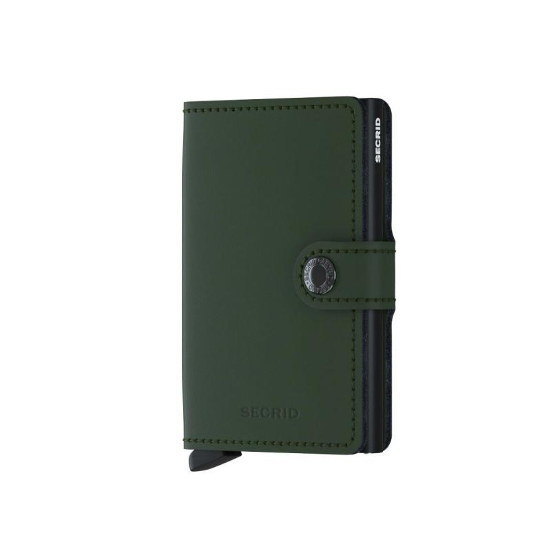 MINIWALLET MATTE - 9@MM – GREEN – BLACK - SECRID