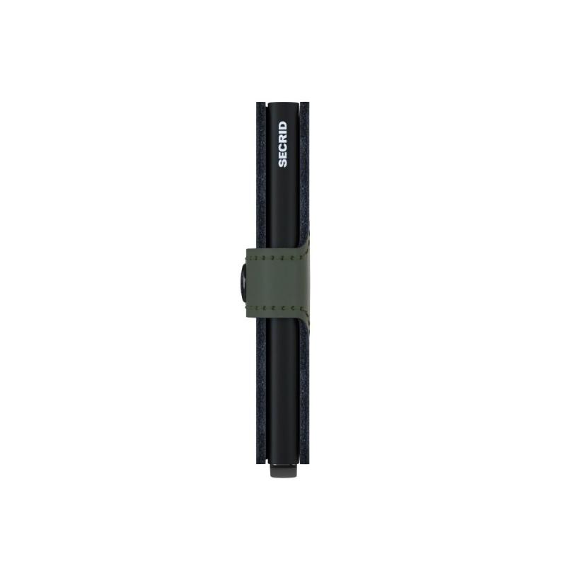 MINIWALLET MATTE - 9@MM – GREEN – BLACK - SECRID