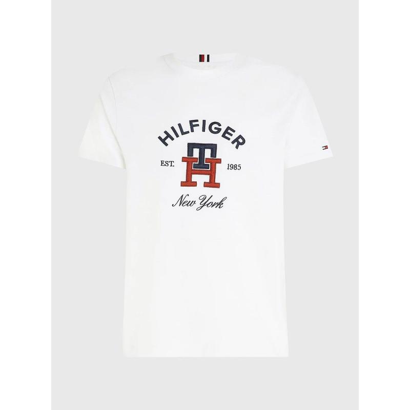 TH MONOGRAM EMBROIDERY LOGO T-SHIRT - MW0MW30043 - TOMMY HILFIGER