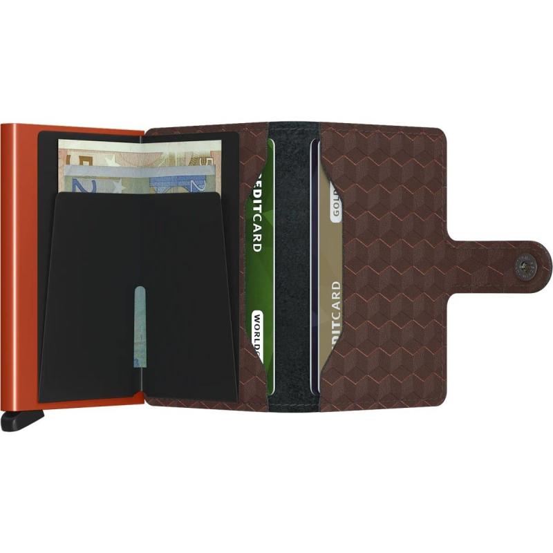 Miniwallet Optical Brown – Orange - MOp – Brown – Orange - SECRID