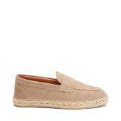 SUEDE ESPADRILLES WITH STITCHING - 18D2 - FRAU