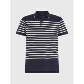 TH STRIPE REGULAR FIT POLO - MW0MW30757 - TOMMY HILFIGER