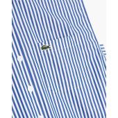 Lacoste Women's Sleeveless Loose Fit Striped Poplin Dress - 3EF5874 - LACOSTE