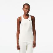 Lacoste Women’s Slim Fit Organic Cotton Tank Top - 3TF5388 - LACOSTE