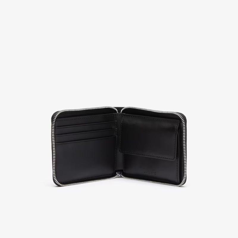 Men's Monogram Zip Billfold - 9@3NH4005LX - LACOSTE