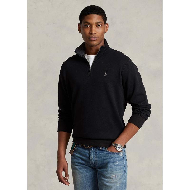 Luxury Jersey Quarter-Zip Pullover - 710812963037 - POLO RALPH LAUREN