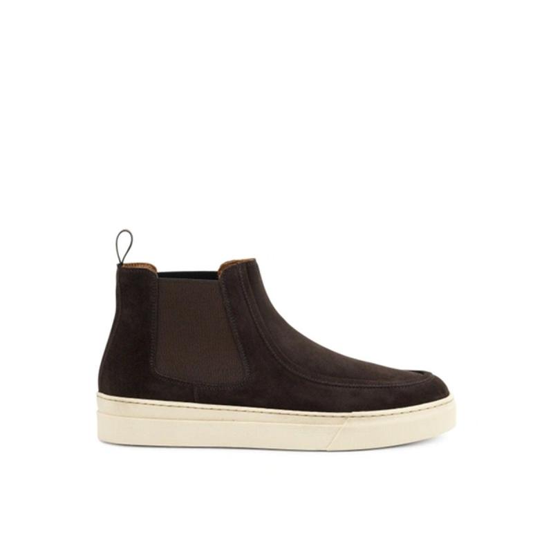 SUEDE CHELSEA BOOTS WITH APRON TOE - 29A6 - FRAU