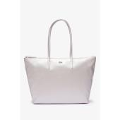 LACOSTE TΣΑΝΤΑ SHOPPING BAG LOGΟ ΑΣΗΜΙ - 3NF4385SJ