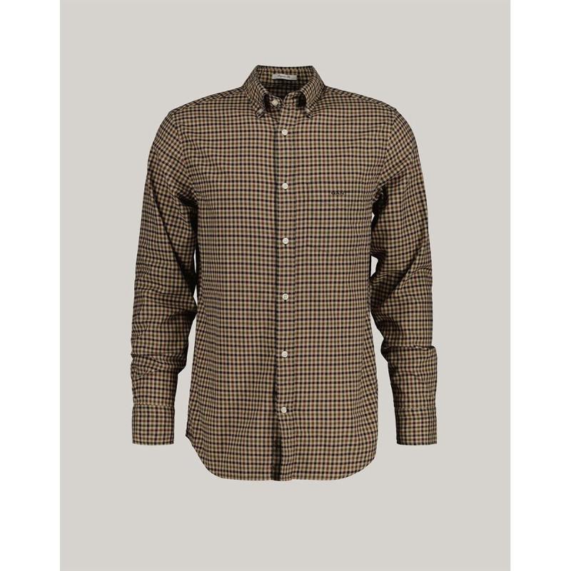 Gant ανδρικό πουκάμισο button down με καρό σχέδιο Regular Fit - 3G3230201 - GANT