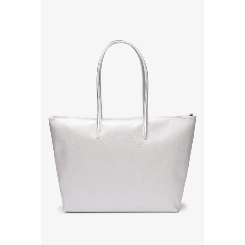 LACOSTE TΣΑΝΤΑ SHOPPING BAG LOGΟ ΑΣΗΜΙ - 3NF4385SJ