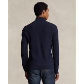 Mesh-Knit Cotton Full-Zip Sweatshirt - 710A30449001 - POLO RALPH LAUREN