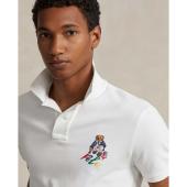 Custom Slim Fit Polo Bear Polo Shirt - 710853312023 - POLO RALPH LAUREN