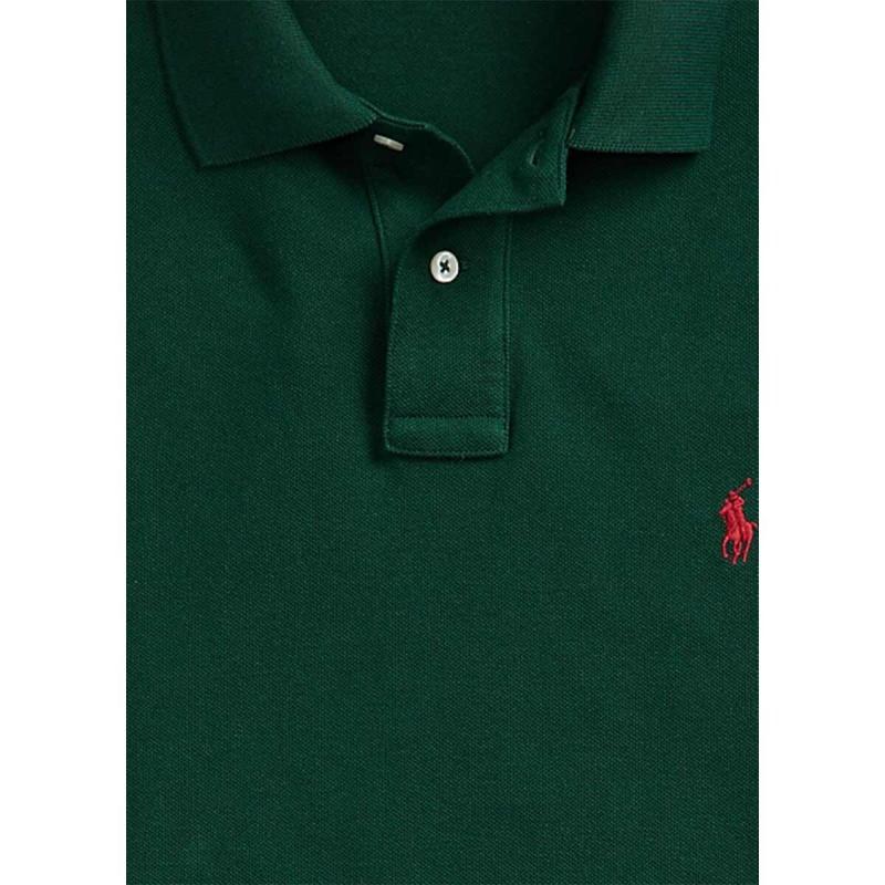 Custom Slim Fit Mesh Polo - 9@710782592015 - POLO RALPH LAUREN
