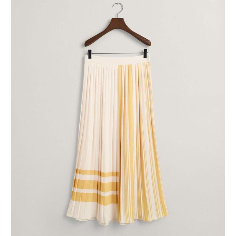 Striped Pleated Skirt - 3GW4400124 - GANT