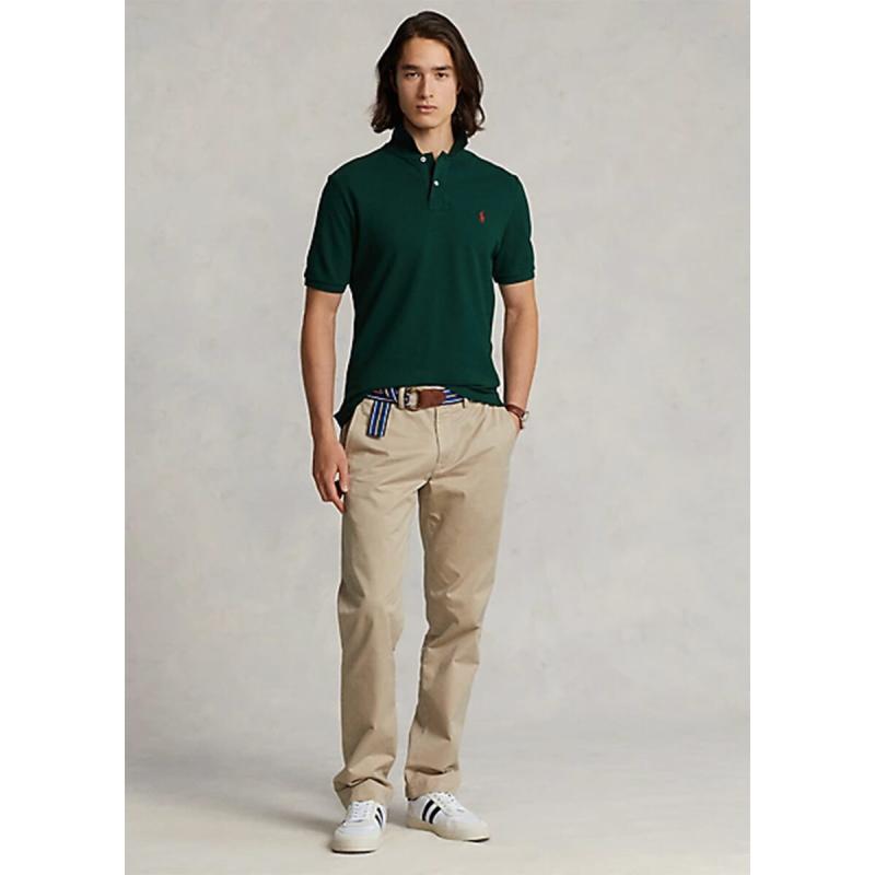 Custom Slim Fit Mesh Polo - 9@710782592015 - POLO RALPH LAUREN