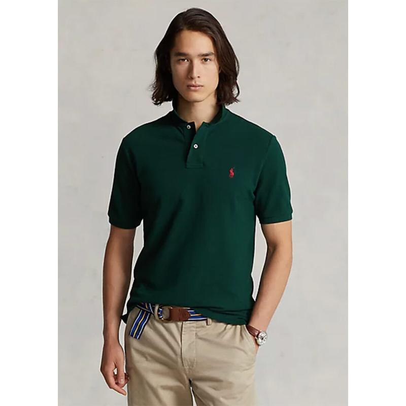 Custom Slim Fit Mesh Polo - 9@710782592015 - POLO RALPH LAUREN