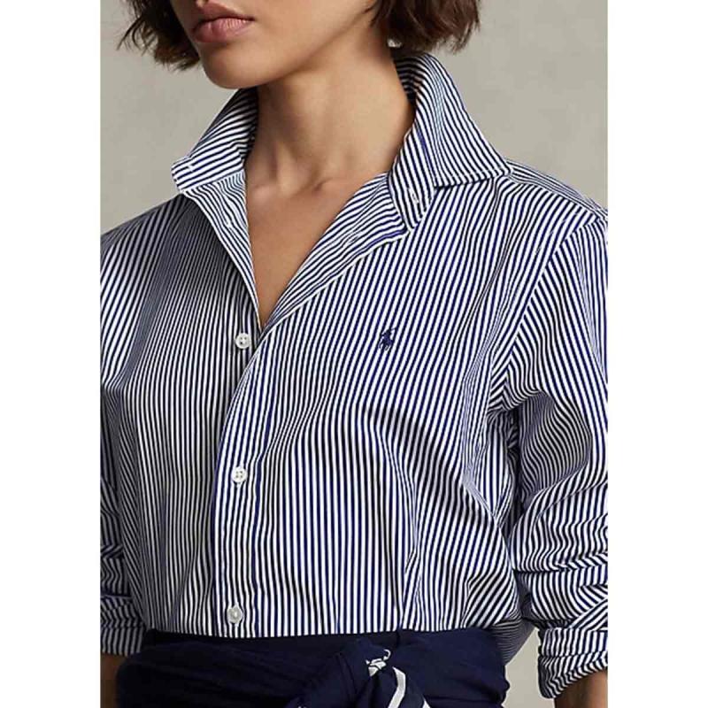 Classic Fit Striped Cotton Shirt - 211891379001 - POLO RALPH LAUREN