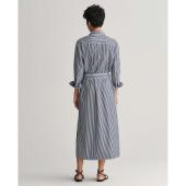 Striped Poplin Shirt Dress - 3GW4503325 - GANT