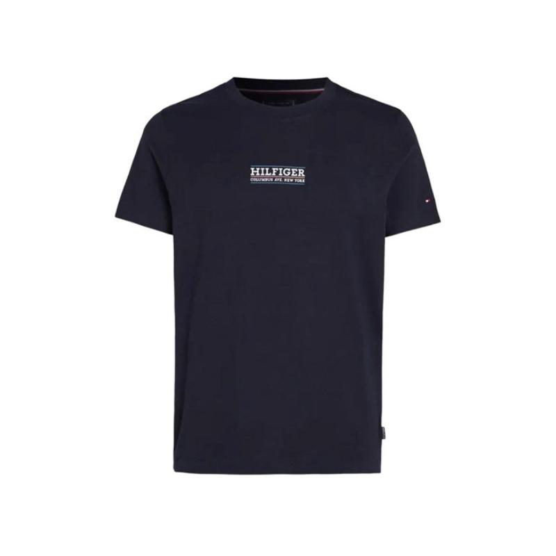 SMALL HILFIGER TEE - MW0MW34387 - TOMMY HILFIGER
