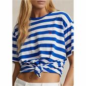 Striped Cotton Jersey Crewneck Tee - 211924295001 - POLO RALPH LAUREN