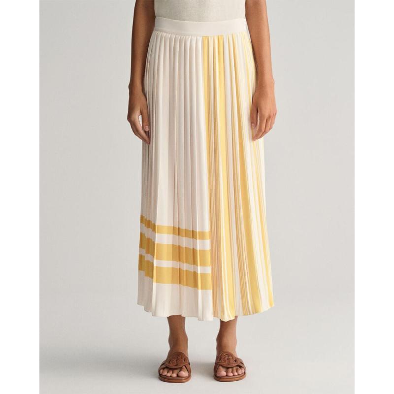 Striped Pleated Skirt - 3GW4400124 - GANT