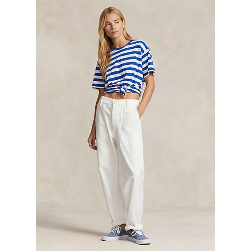 Striped Cotton Jersey Crewneck Tee - 211924295001 - POLO RALPH LAUREN