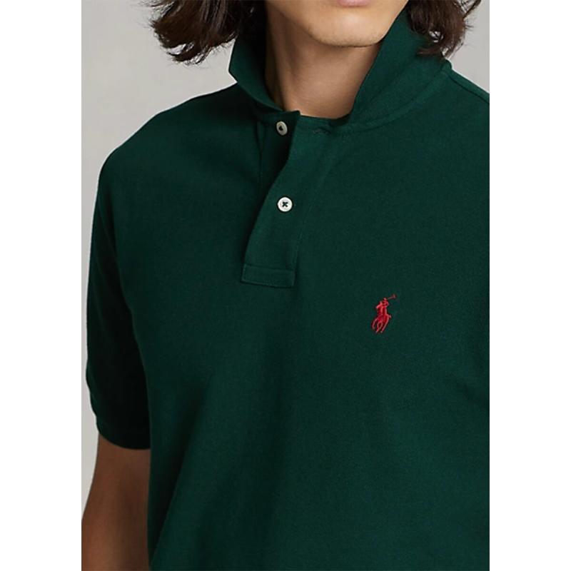 Custom Slim Fit Mesh Polo - 9@710782592015 - POLO RALPH LAUREN