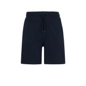 COTTON-TERRY REGULAR-FIT SHORTS WITH LOGO BADGE - 50511726 - BOSS