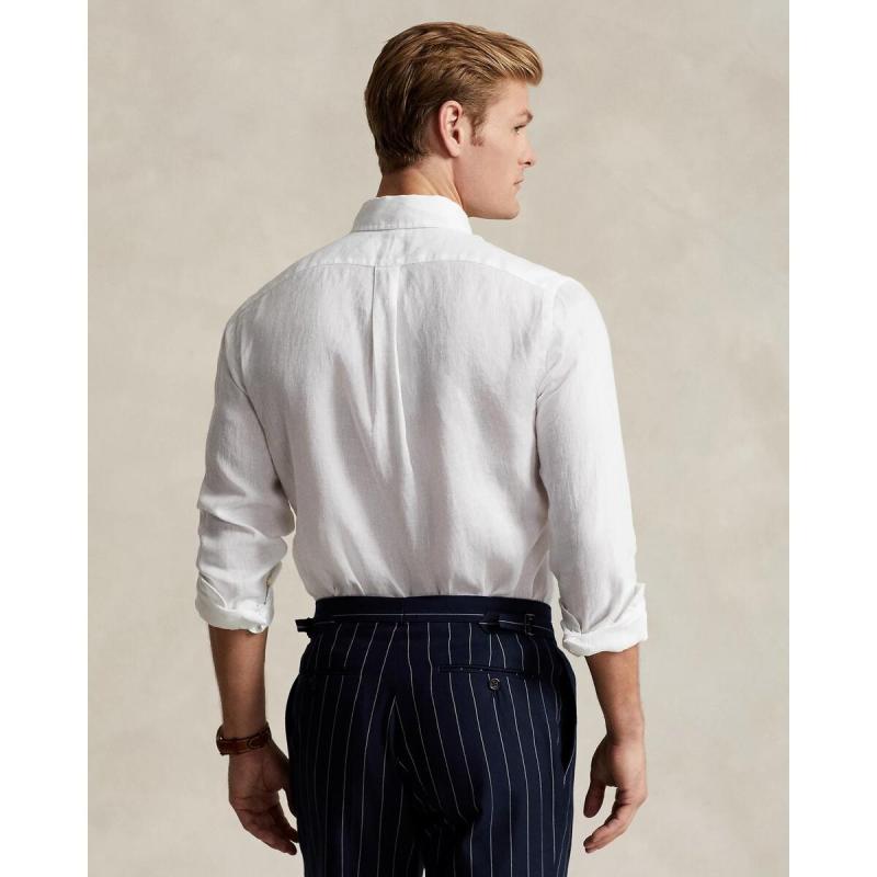 Slim Fit Linen Shirt - 710829443002 - POLO RALPH LAUREN