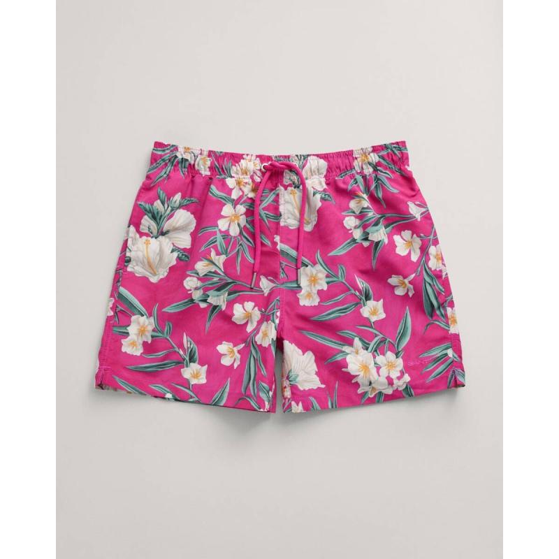 Oleander Print Swim Shorts - 3G922416006 - GANT