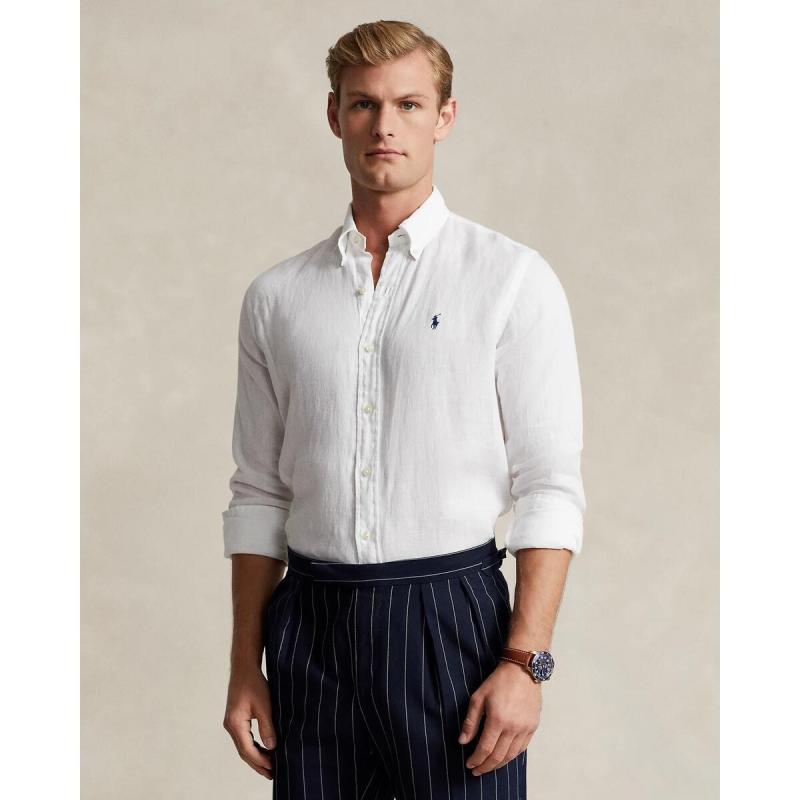 Slim Fit Linen Shirt - 710829443002 - POLO RALPH LAUREN