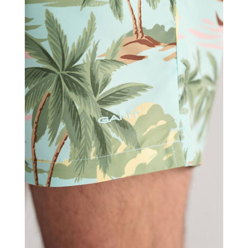 Hawaiian Print Swim Shorts - 3G922416008 - GANT