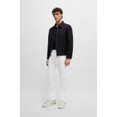 SLIM-FIT JEANS IN WHITE CASHMERE-TOUCH DENIM - 50514321 - BOSS