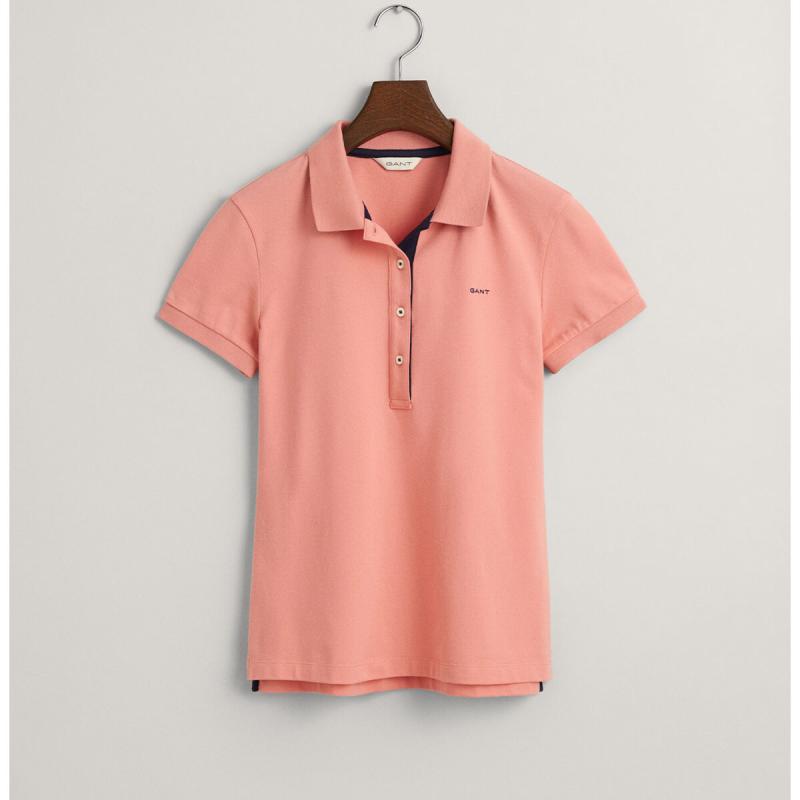 Contrast Collared Piqué Polo Shirt - 3GW4200828 - GANT